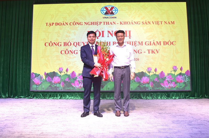 Bổ nhiệm Giám đốc Công ty Nhôm Đắk Nông - TKV