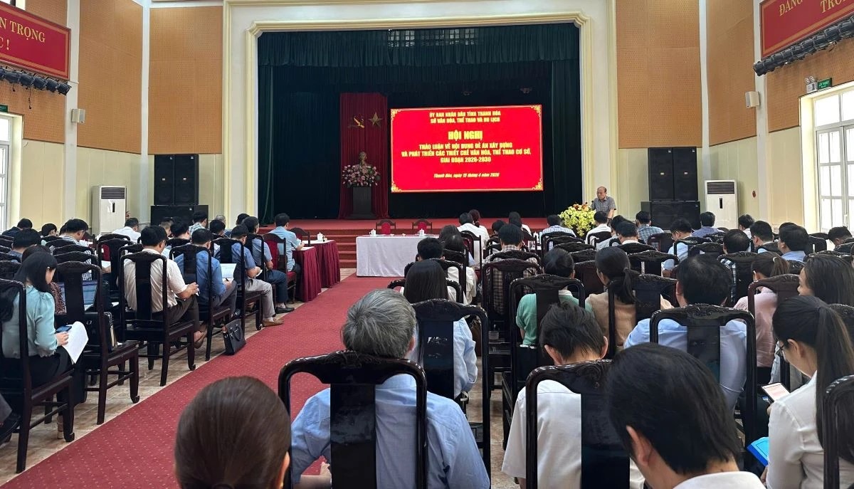 Xây dựng và phát triển các thiết chế văn hóa, thể thao cơ sở trên địa bàn tỉnh Thanh Hóa giai đoạn 2026-2030