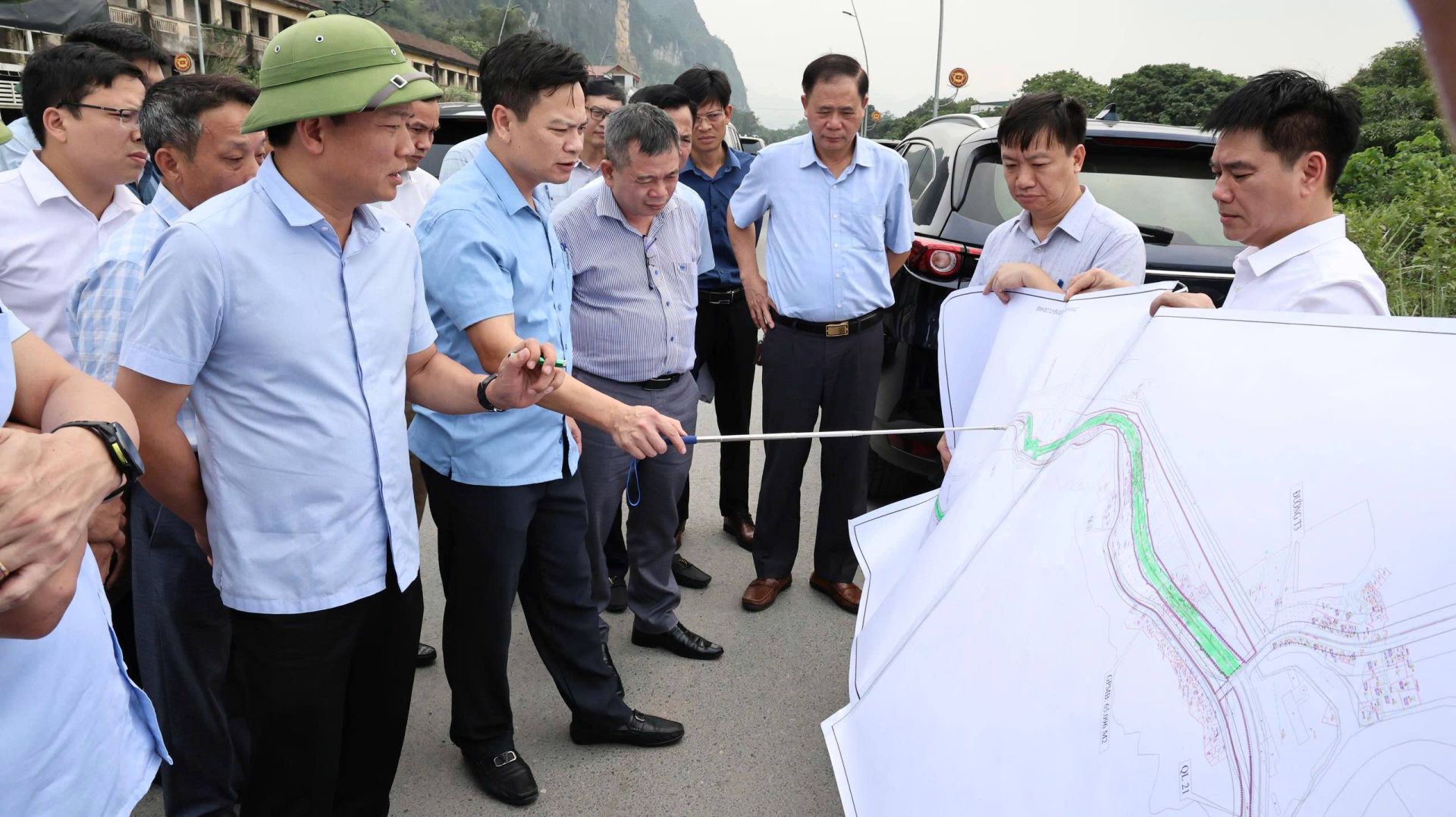 Ninh Bình: Kiểm điểm tiến độ một số dự án giao thông khu vực Khu du lịch Tam Chúc