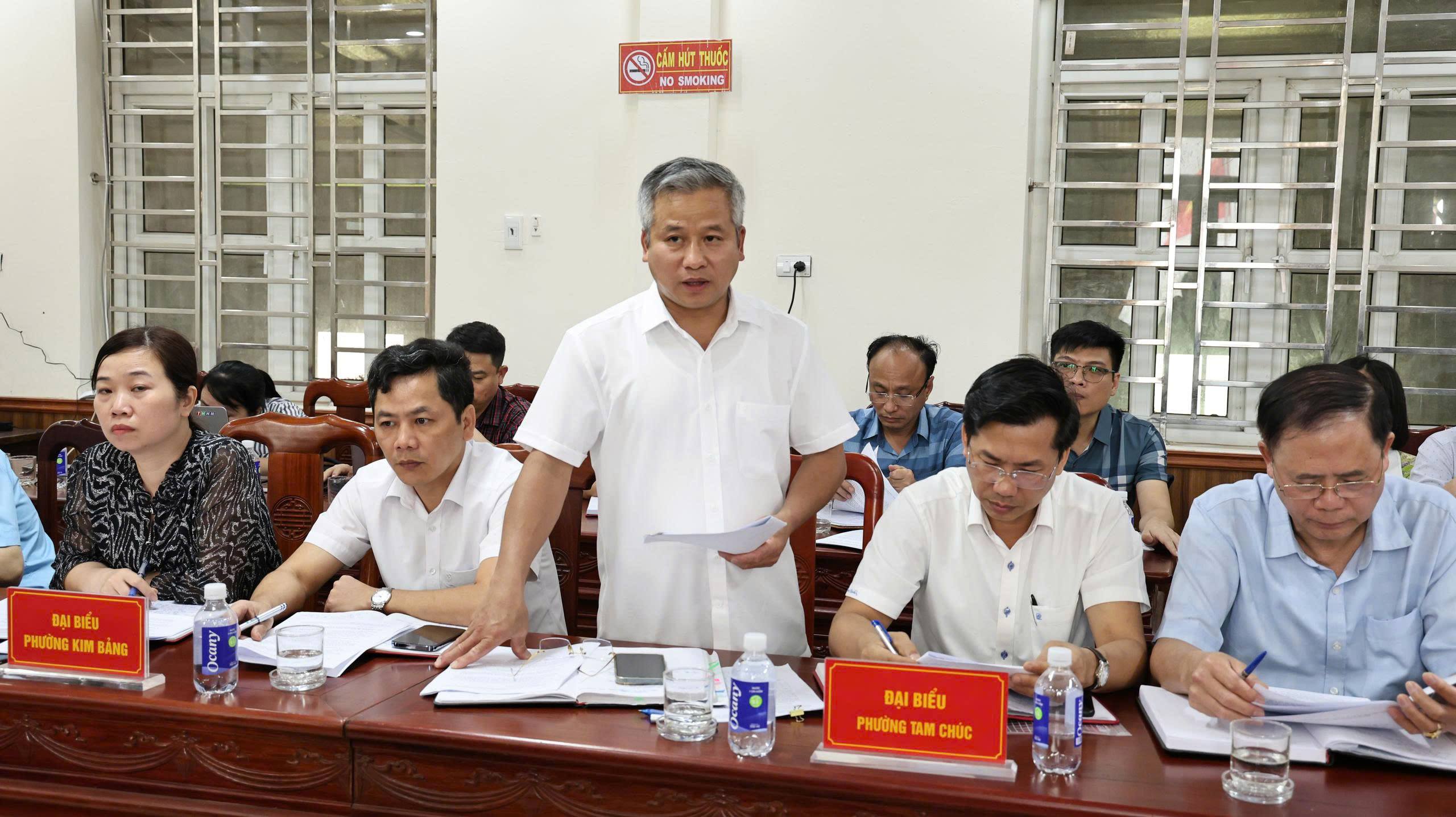 Lãnh đạo phường Tam Chúc báo cáo một số khó khăn vướng mắc trong quá trình thực hiện công tác giải phóng mặt bằng phục vụ dự án Lãnh đạo phường Tam Chúc báo cáo một số khó khăn vướng mắc trong quá trình thực hiện công tác giải phóng mặt bằng phục vụ dự án