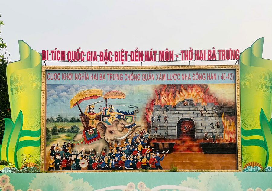 Đền Hát Môn - Dấu ấn lịch sử, nơi hào khí Hai Bà Trưng trường tồn mãi cùng thời gian và mỗi mùa lễ hội