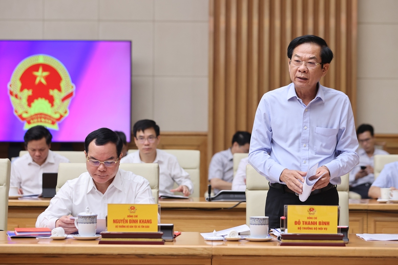 Bộ trưởng Bộ Nội vụ Đỗ Thanh B&igrave;nh ph&aacute;t biểu - Ảnh: VGP/Nhật Bắc