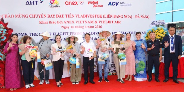 Đà Nẵng đón chuyến bay đầu tiên từ thị trường Nga