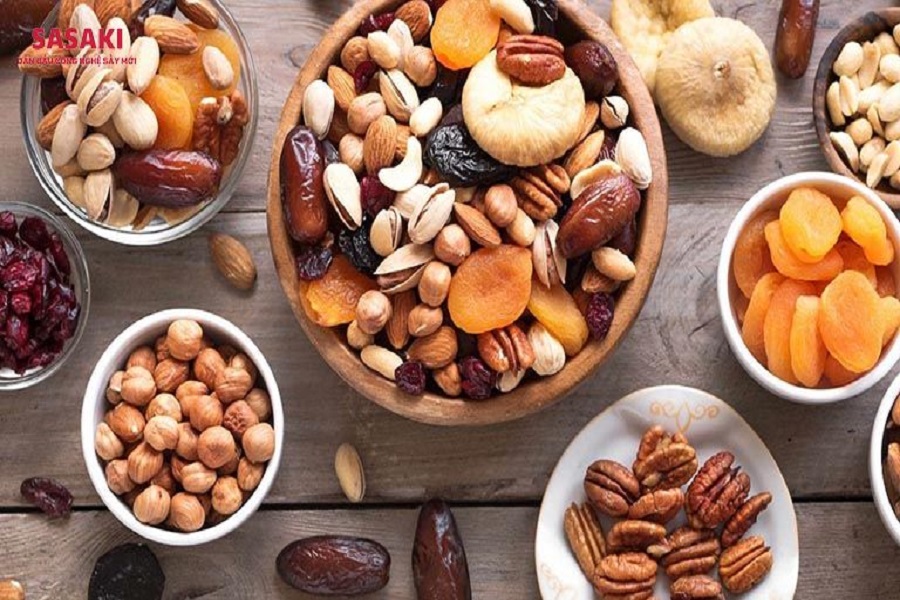 Th&agrave;nh phẩm sau khi sấy hầu như đều giữ nguy&ecirc;n được h&igrave;nh dạng, m&agrave;u sắc, độ gi&ograve;n, hương vị đặc trưng