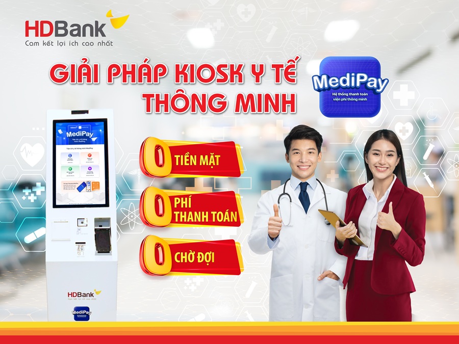 HDBank đột phá hành trình Y tế Số: Trải nghiệm khép kín với MediPay và MediFast