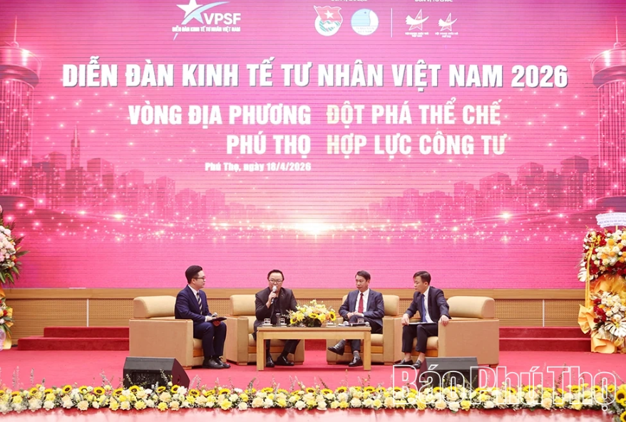 Phú Thọ mở màn vòng địa phương Diễn đàn Kinh tế tư nhân Việt Nam 2026