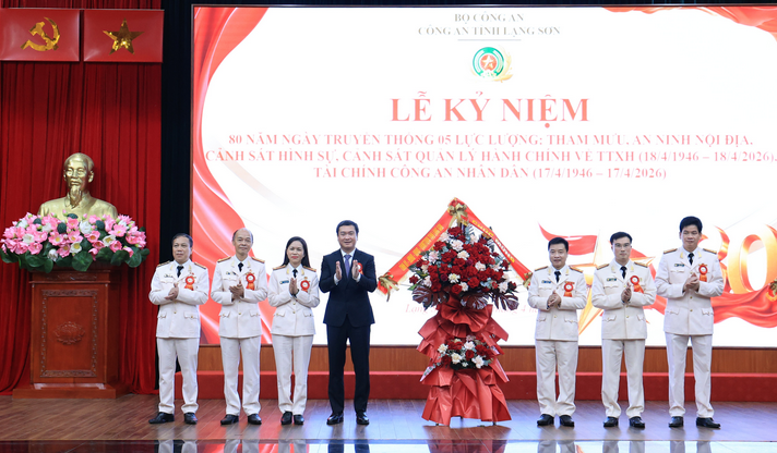 Công an Lạng Sơn: 80 năm vững vai trò nòng cốt bảo đảm an ninh trật tự
