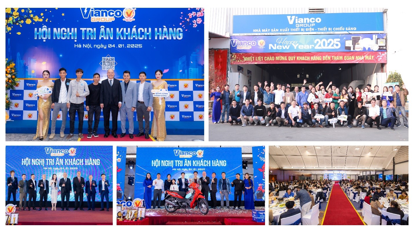 Hơn 600 NPP, Đại l&yacute; miền Bắc tham dự Hội nghị Tri &Acirc;n Kh&aacute;ch H&agrave;ng của Vianco