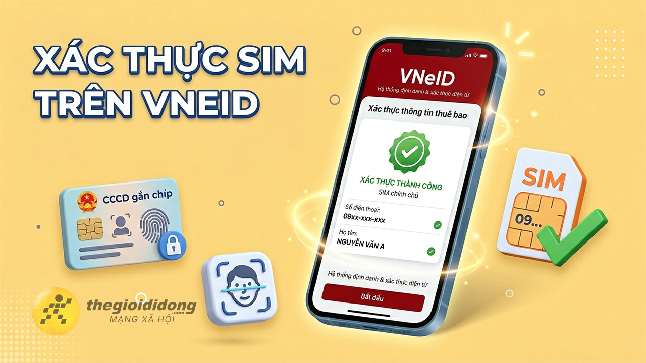 Xác thực số điện thoại đang sử dụng để cập nhật vào ví giấy tờ của ứng dụng VNeID, đồng thời loại bỏ những số điện thoại cũ đã không còn dùng đến