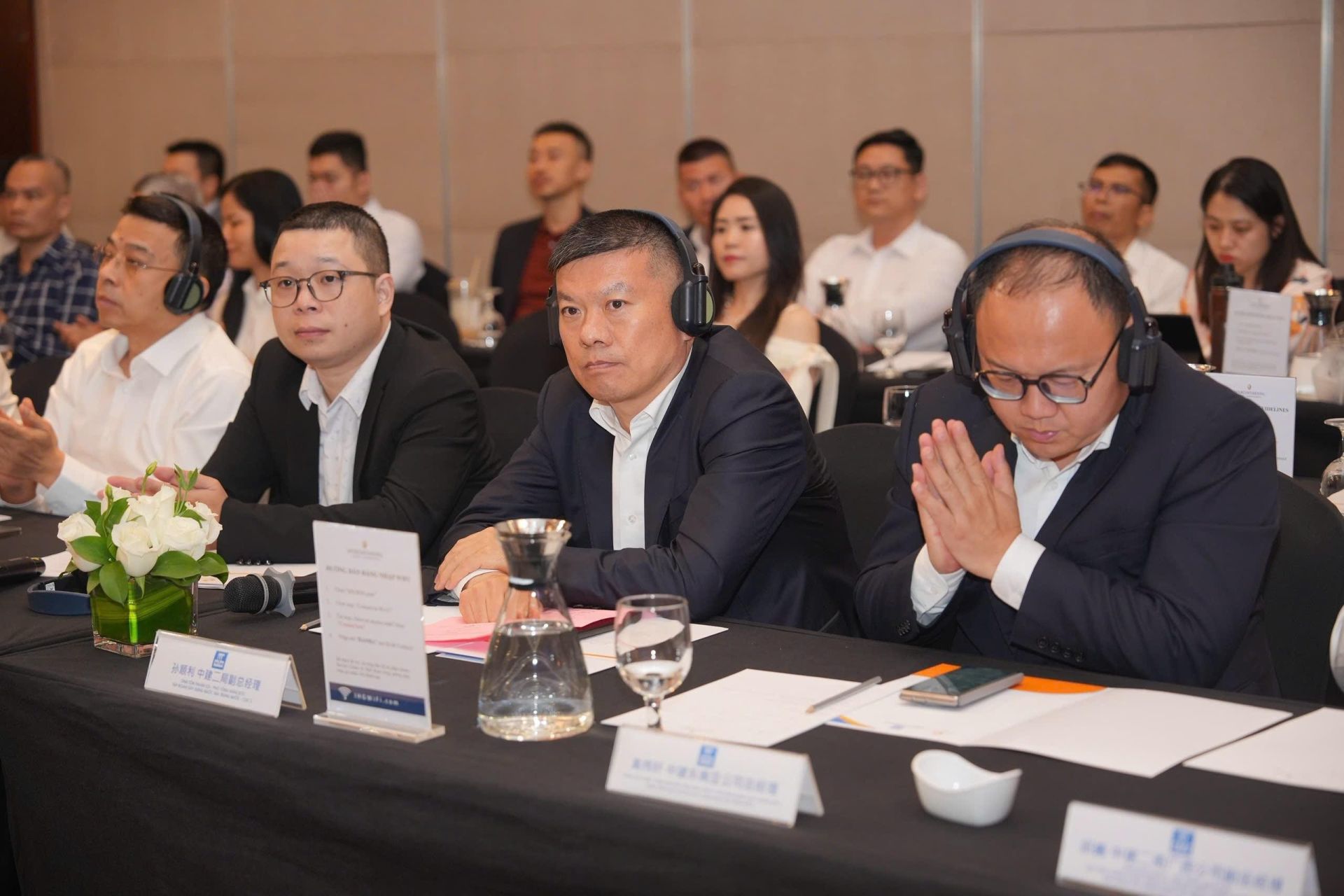 &Ocirc;ng T&ocirc;n Thuận Lợi, Ph&oacute; Tổng Gi&aacute;m đốc Tổng Cục 2 Tập đo&agrave;n X&acirc;y dựng Quốc gia Trung Quốc (CSCEC2) tại buổi lễ k&iacute; kết