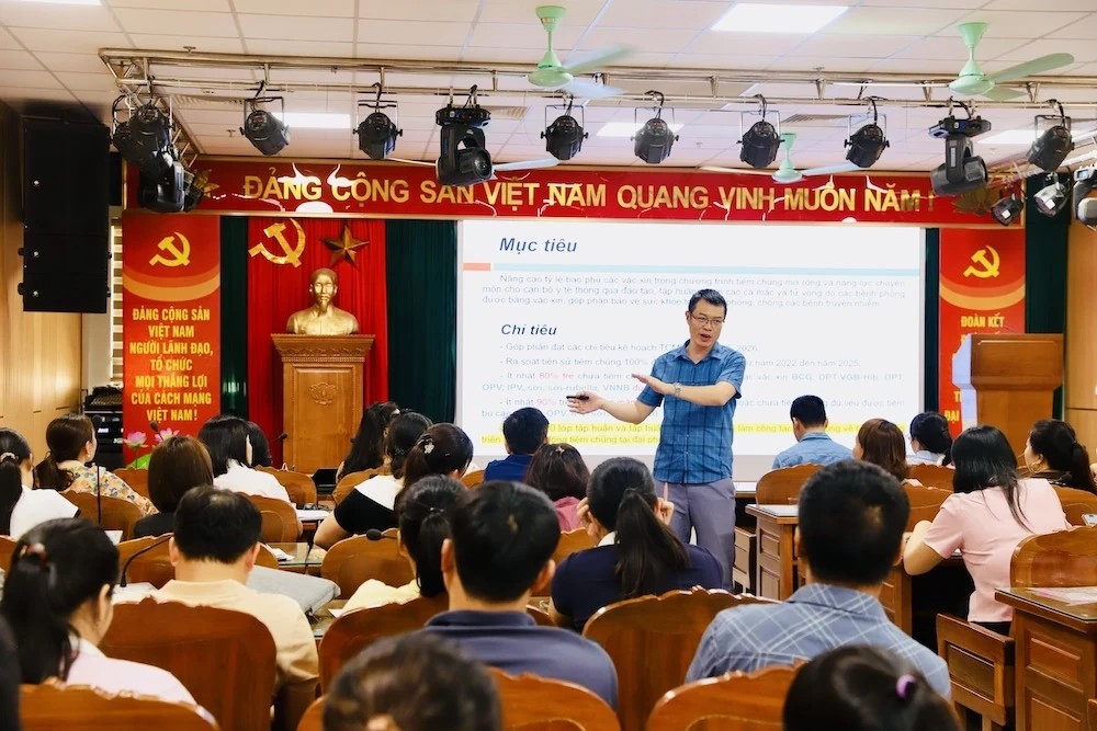 Thanh Hóa: Tăng cường năng lực tiêm chủng mở rộng tuyến cơ sở