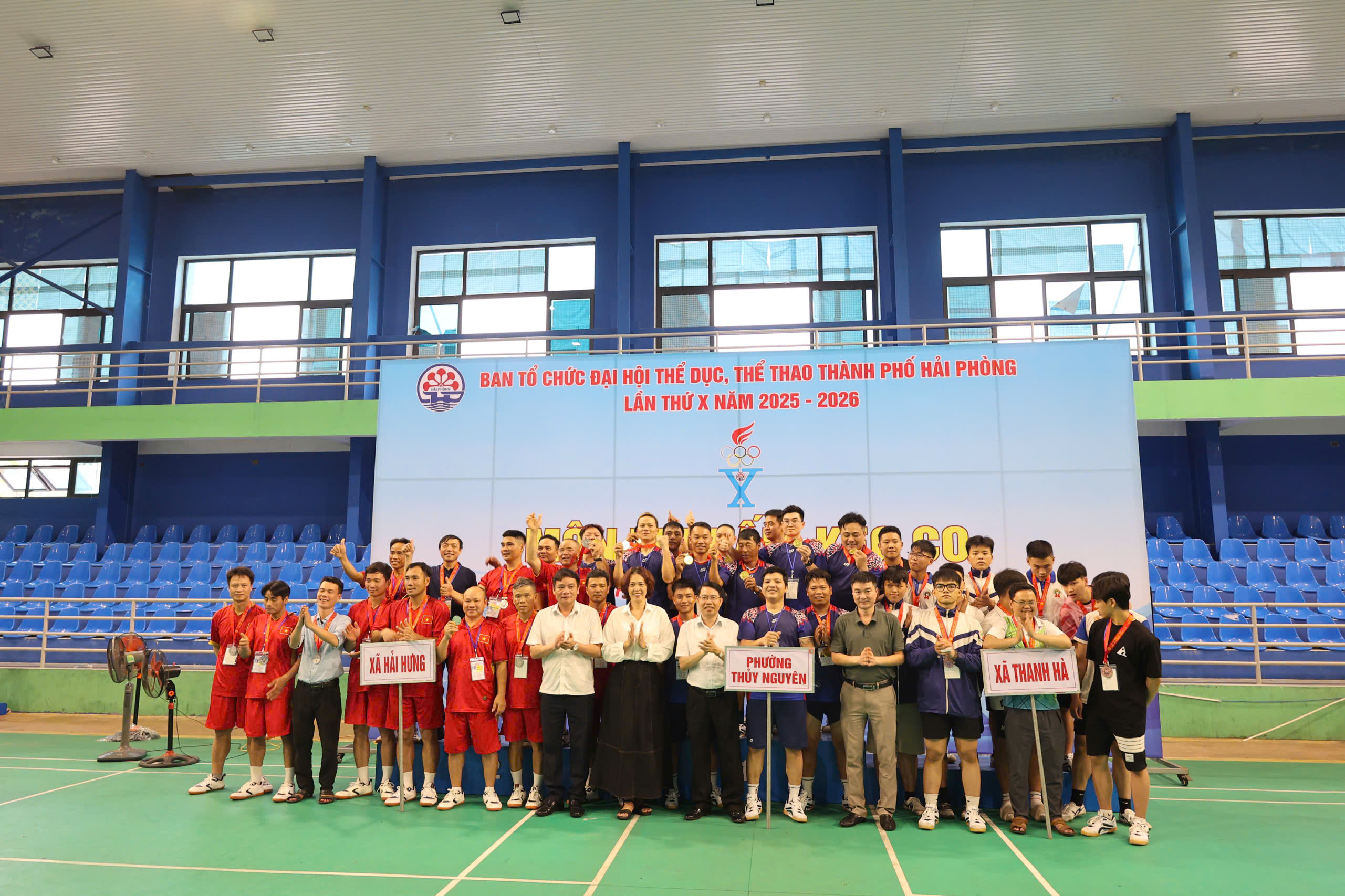 Bế mạc và trao giải môn thi Kéo co trong chương trình Đại hội Thể dục thể thao thành phố Hải Phòng