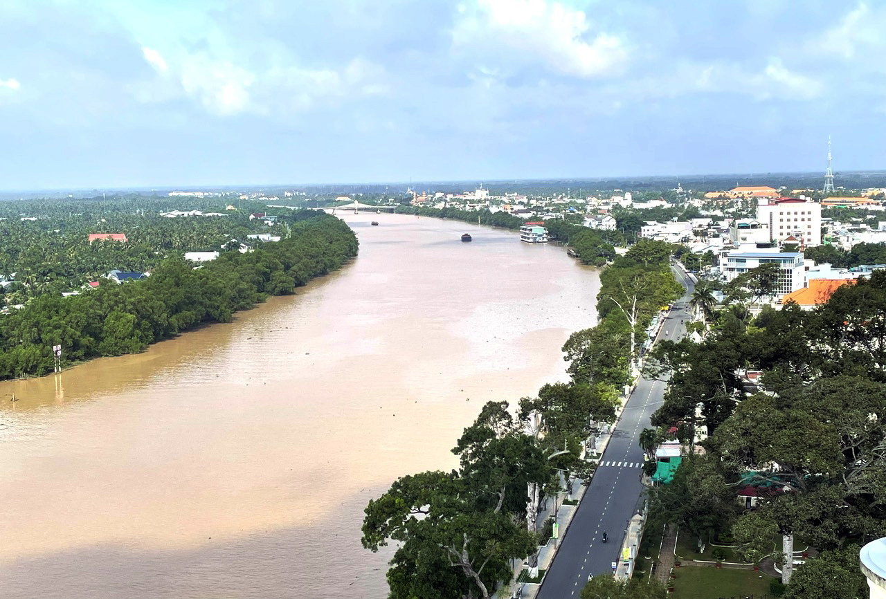 Một g&oacute;c đ&ocirc; thị Bến Tre