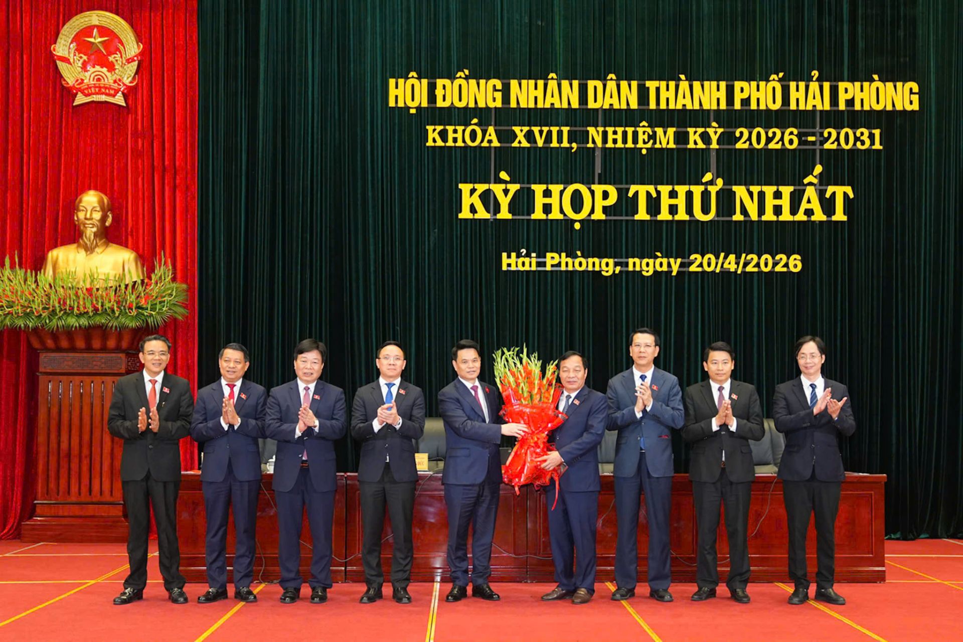 Đồng chí Lê Văn Hiệu được bầu giữ chức Chủ tịch HĐND thành phố Hải Phòng khoá XVII