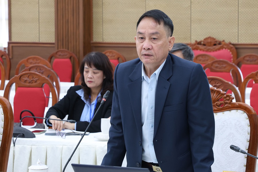 &Ocirc;ng Trịnh Văn Quyết PGĐ Sở Y tế L&acirc;m Đồng b&aacute;o c&aacute;o c&ocirc;ng t&aacute;c ATTP trong năm 2025 v&agrave; nhiệm vụ năm 2026