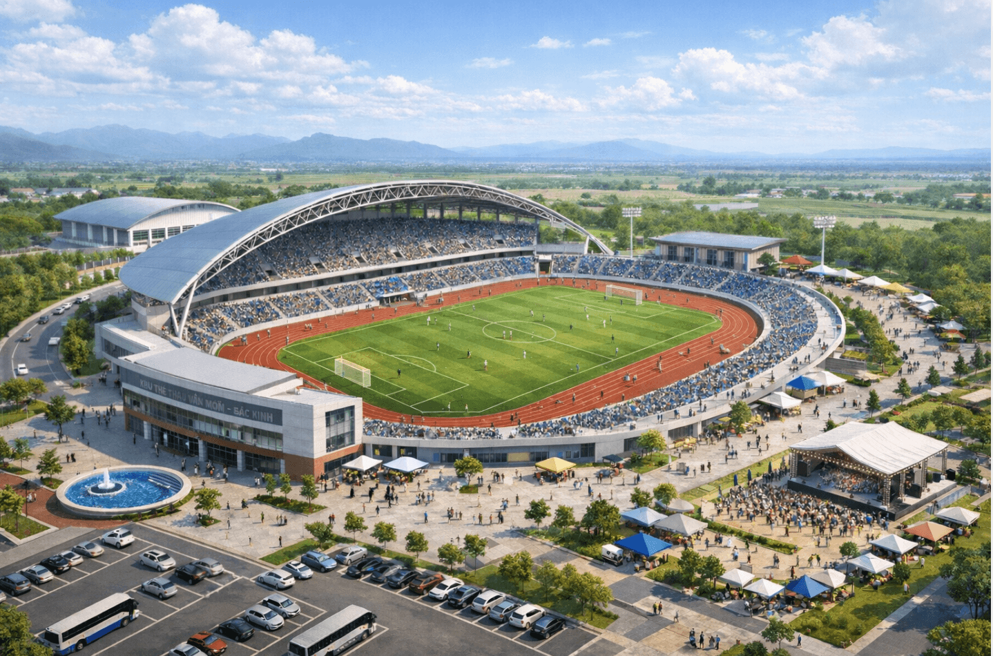 Bắc Ninh đầu tư hơn 286 tỷ đồng xây dựng Khu thể thao quy mô 12.000 chỗ ngồi tại xã Văn Môn