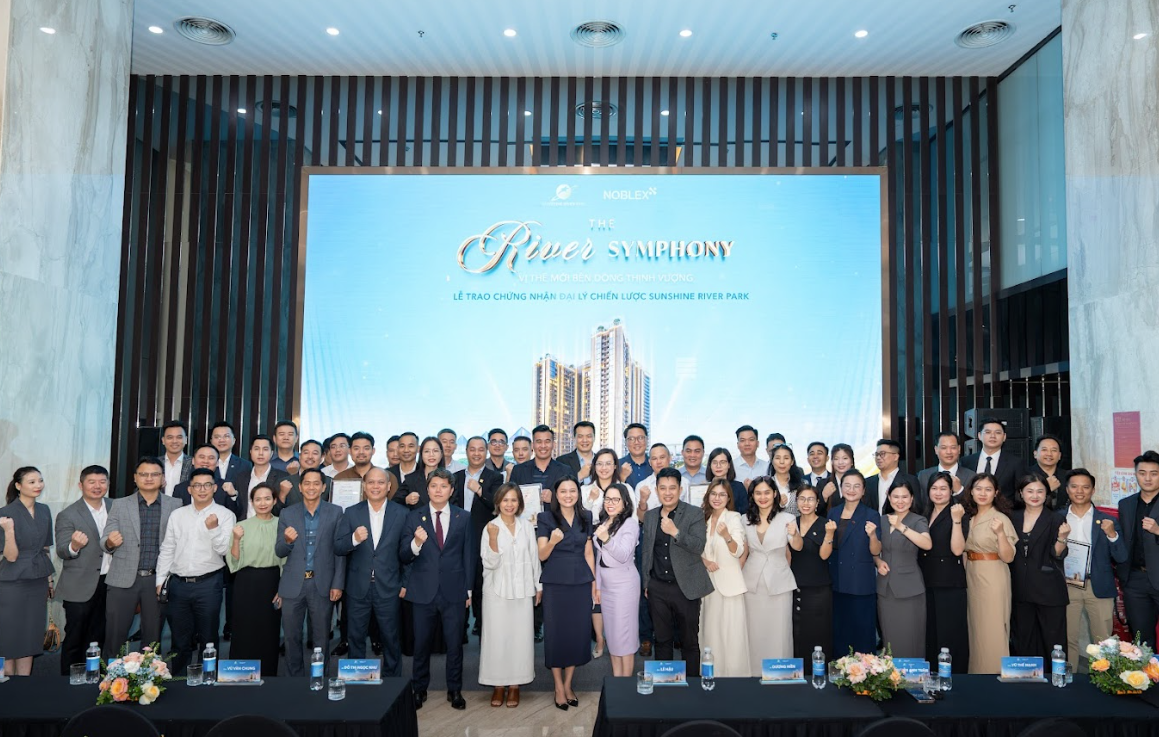 Lễ trao chứng nhận Đại l&yacute; Chiến lược Sunshine River Park diễn ra th&agrave;nh c&ocirc;ng tốt đẹp