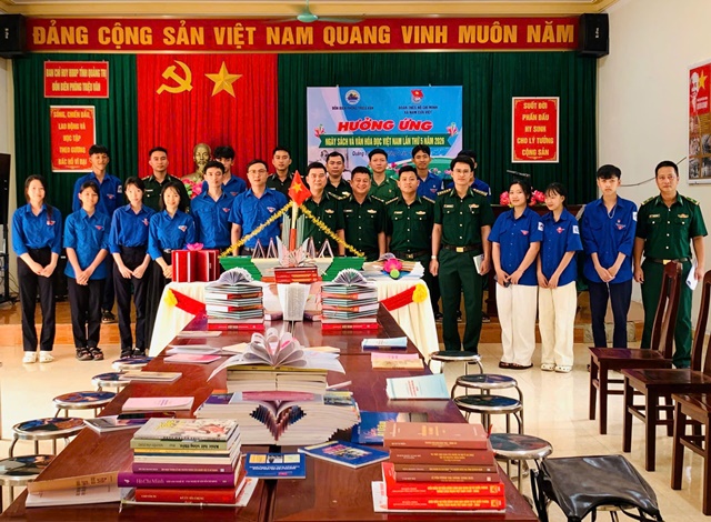 Quảng Trị: Đồn Biên phòng Triệu Vân tổ chức Ngày Sách và Văn hóa đọc Việt Nam năm 2026
