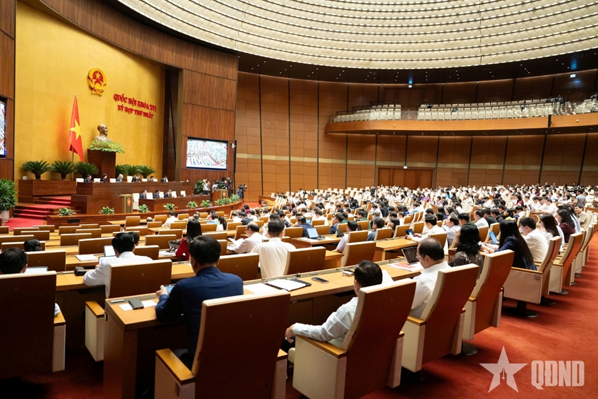 Quang cảnh phi&ecirc;n họp.