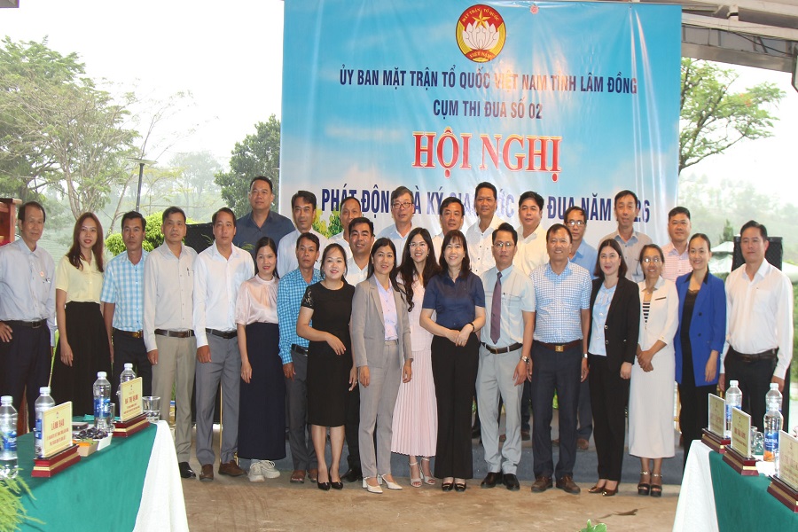 Lâm Đồng: Cụm thi đua số 2 phát động phong trào thi đua năm 2026