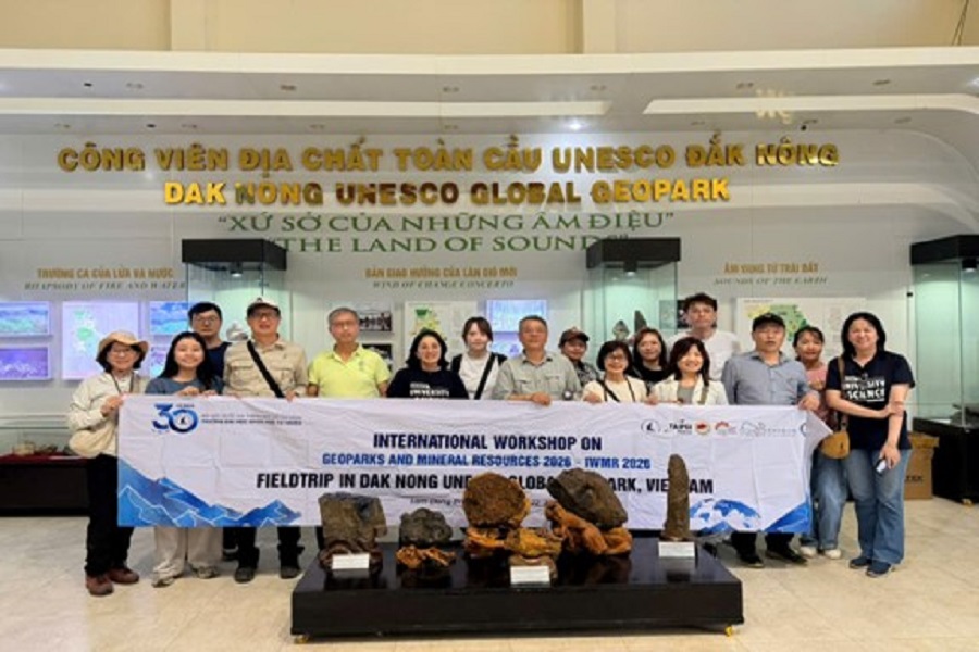 Hội thảo quốc tế “Công viên Địa chất Toàn cầu và Tài nguyên Khoáng sản 2026”