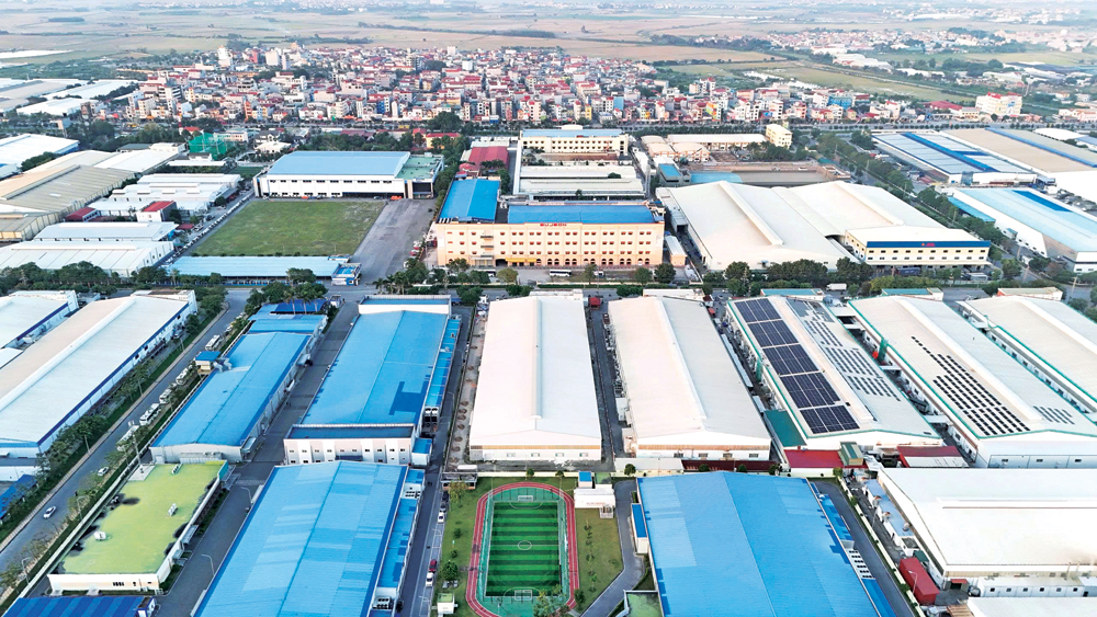 Một g&oacute;c đ&ocirc; thị c&ocirc;ng nghiệp phường Phương Liễu.