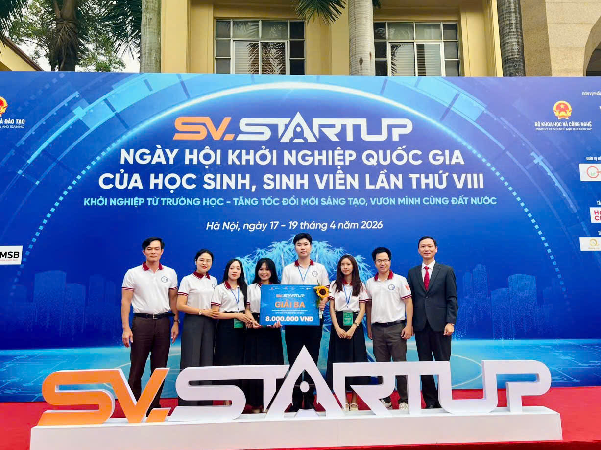 Huế: Dự án “Cháo An Vị” đạt giải “SV- STARTUP 2026”