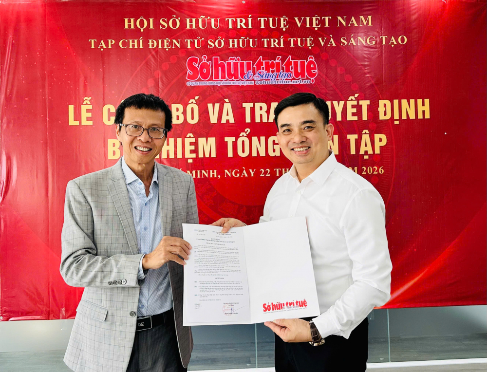 Tạp chí điện tử Sở hữu Trí tuệ và Sáng tạo có Tổng Biên tập mới