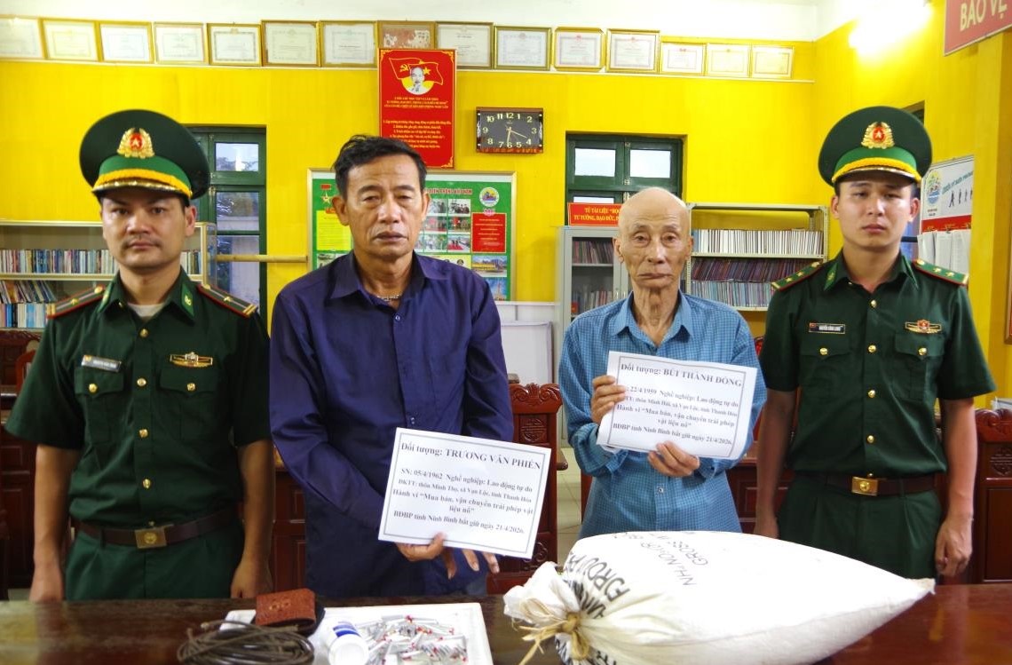 Bộ đội Biên phòng tỉnh Ninh Bình: Bắt giữ đối tượng vận chuyển trái phép vật liệu nổ