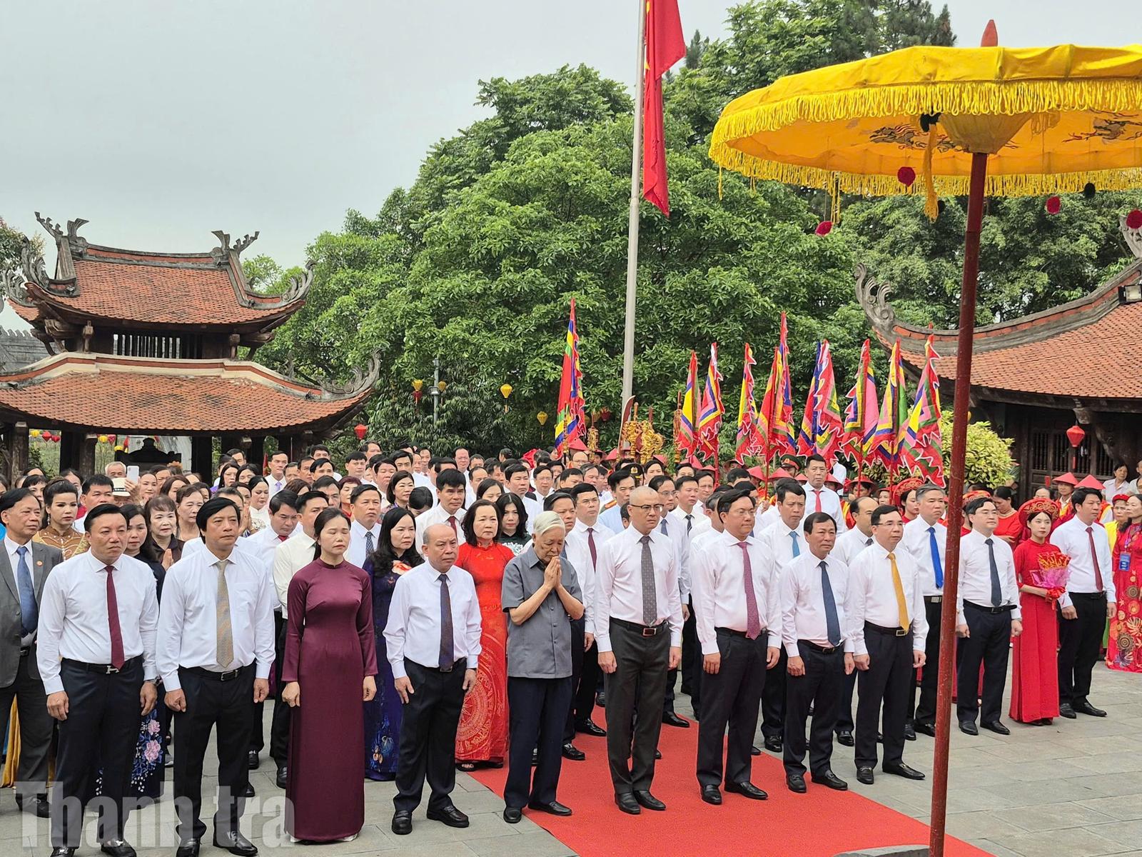 Phú Thọ: Thành kính dâng hương Quốc Tổ Lạc Long Quân, tưởng nhớ Tổ Mẫu Âu Cơ