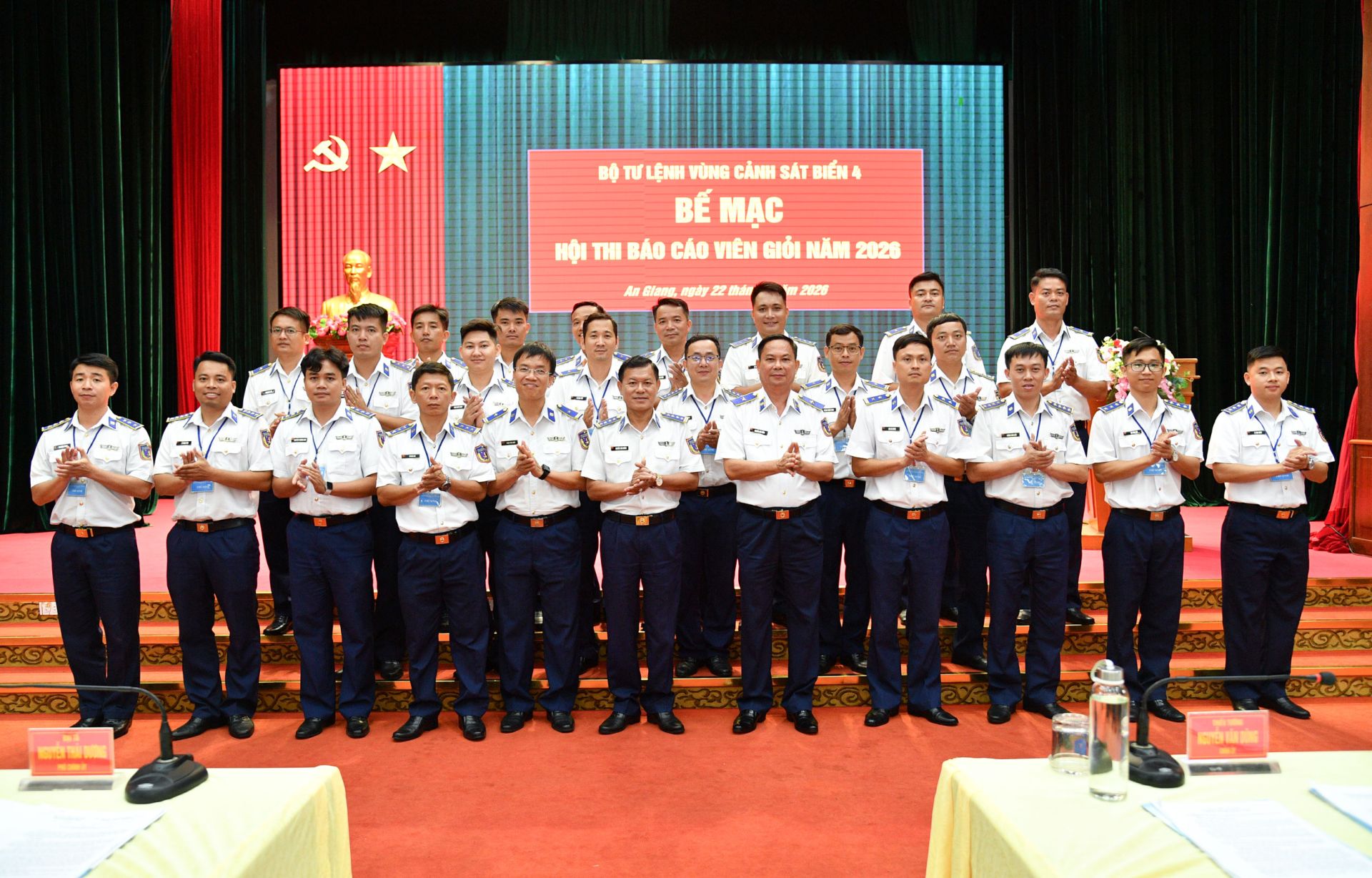 Sôi nổi Hội thi báo cáo viên giỏi tại Bộ Tư lệnh Vùng Cảnh sát biển 4