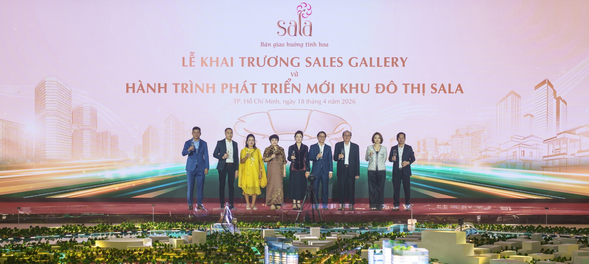 Lễ khai trương Sales Gallery và hành trình phát triển mới Khu đô thị Sala