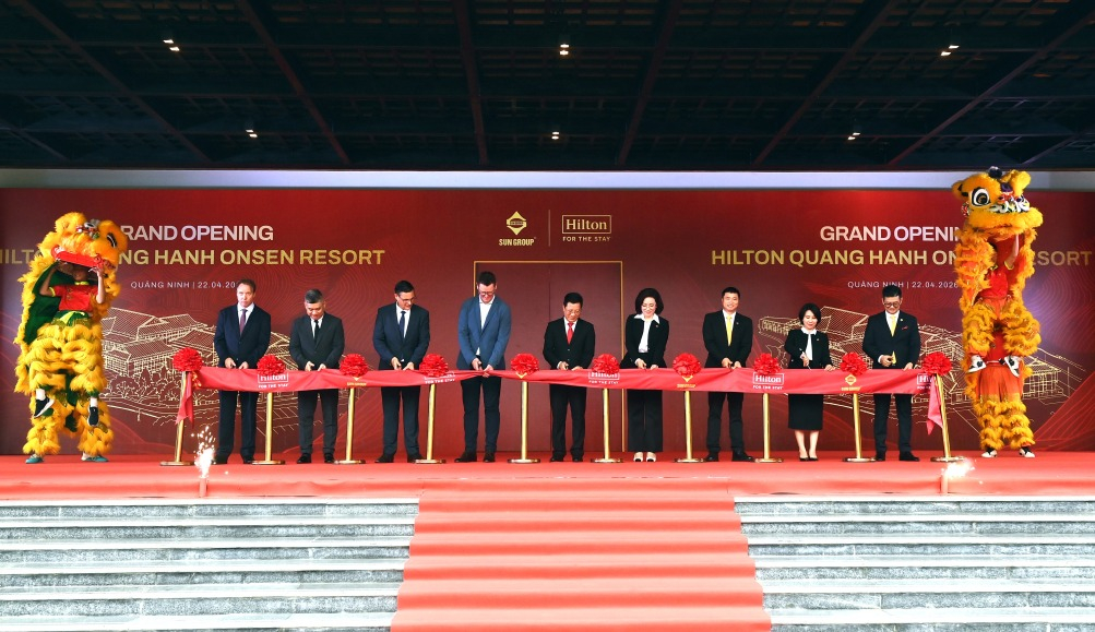 Khai trương Hilton Quang Hanh Onsen Resort
