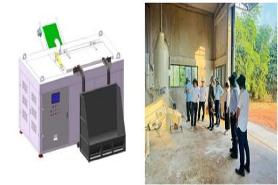 Trang trại chăn nu&ocirc;i giới thiệu hoạt động của m&aacute;y hủy x&aacute;c