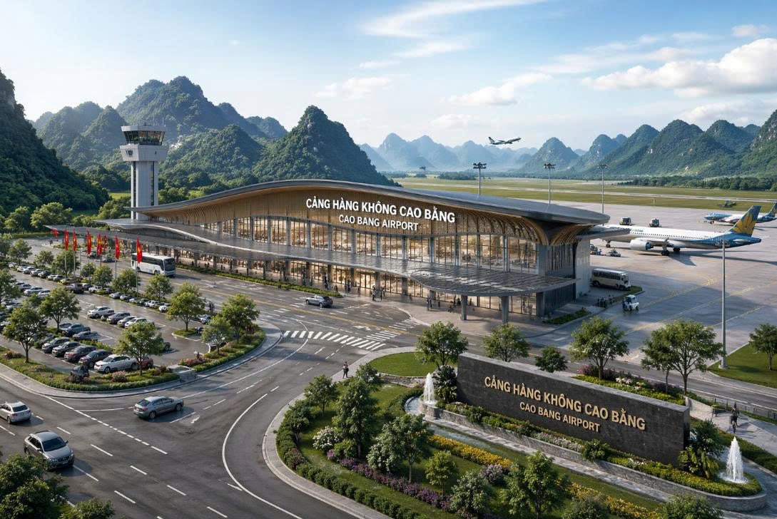 Sân bay Cao Bằng hướng tới chuẩn 4E: Bước đi chiến lược cho hạ tầng vùng biên