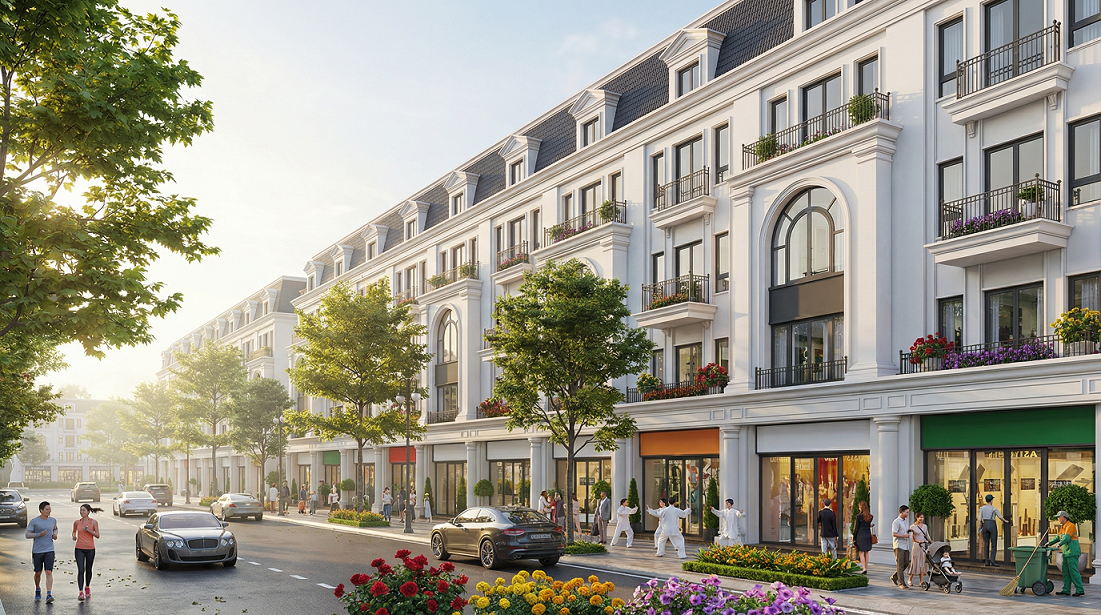 C&aacute;c sản phẩm shophouse được thiết kế tối ưu, linh hoạt c&ocirc;ng năng ở & kinh doanh