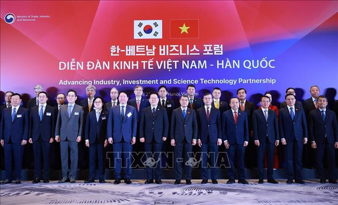 Thủ tướng Lê Minh Hưng và Tổng thống Hàn Quốc dự Diễn đàn kinh tế Việt Nam - Hàn Quốc