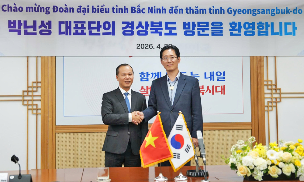 Đoàn công tác tỉnh Bắc Ninh thăm, làm việc tại tỉnh Gyeongsangbuk-do