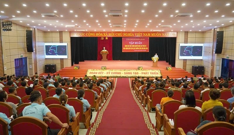 To&agrave;n cảnh buổi tập huấn