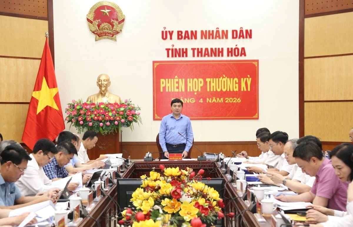 Thanh Hóa: Đánh giá tình hình kinh tế - xã hội, quốc phòng - an ninh tháng 4, nhiệm vụ trọng tâm tháng 5/2026