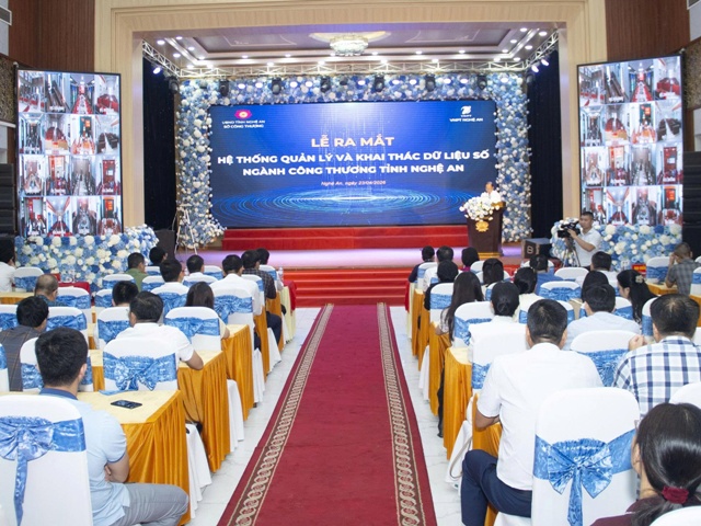 Nghệ An đưa vào vận hành hệ thống dữ liệu số ngành Công Thương
