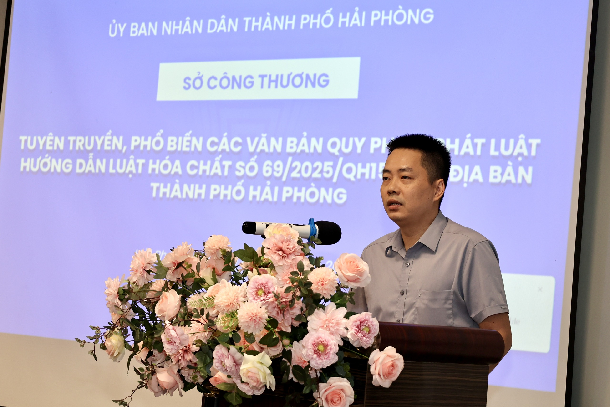 Sở Công Thương thành phố Hải Phòng tuyên truyền phổ biến, hướng dẫn các quy định mới của Luật Hóa chất