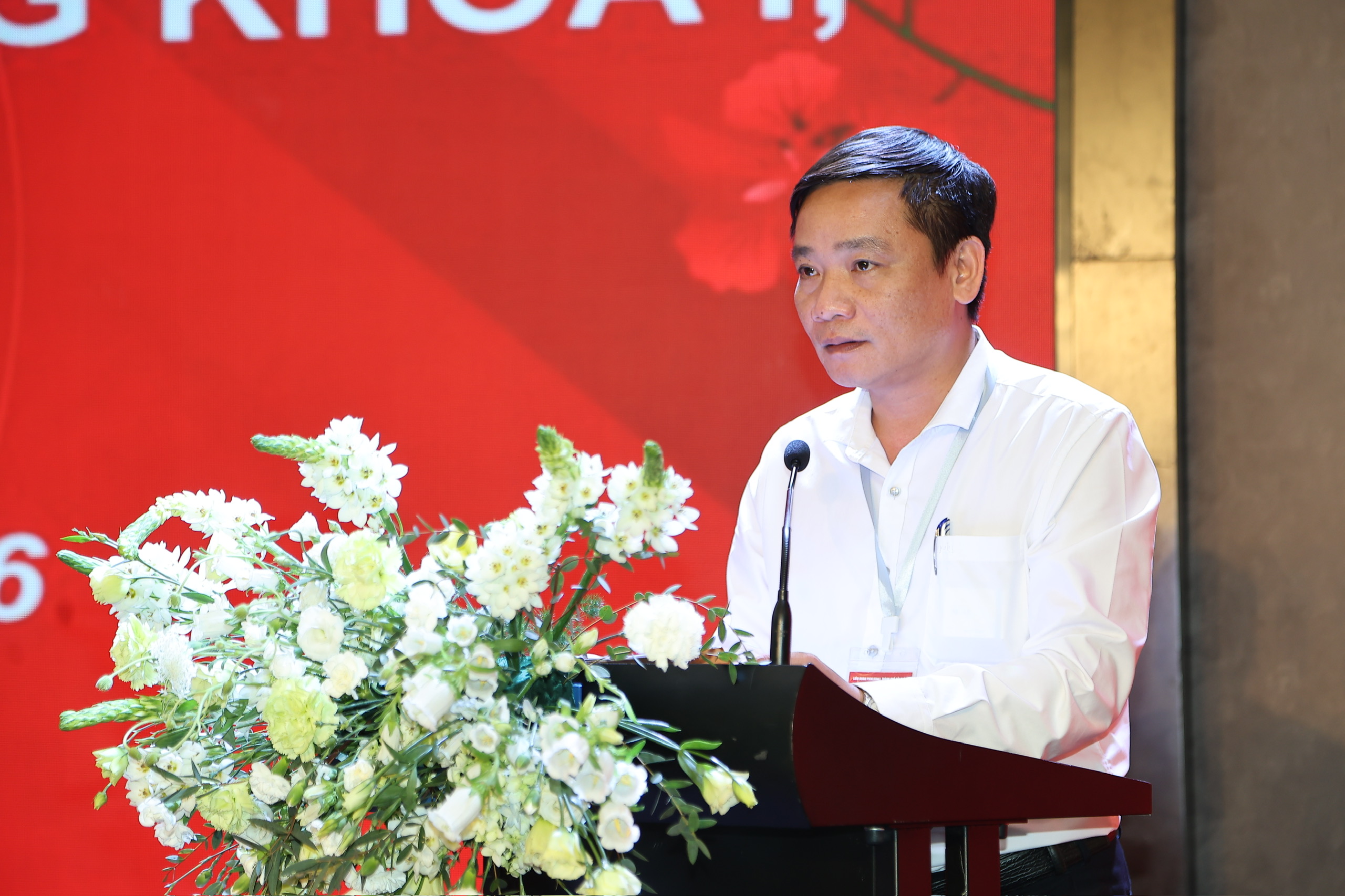 &Ocirc;ng Nguyễn Đ&igrave;nh Tự, Trưởng ph&ograve;ng Quản l&yacute; Thể dục Thể thao, Sở Văn h&oacute;a Thể thao v&agrave; Du lịch ph&aacute;t biểu định hướng hoạt động.