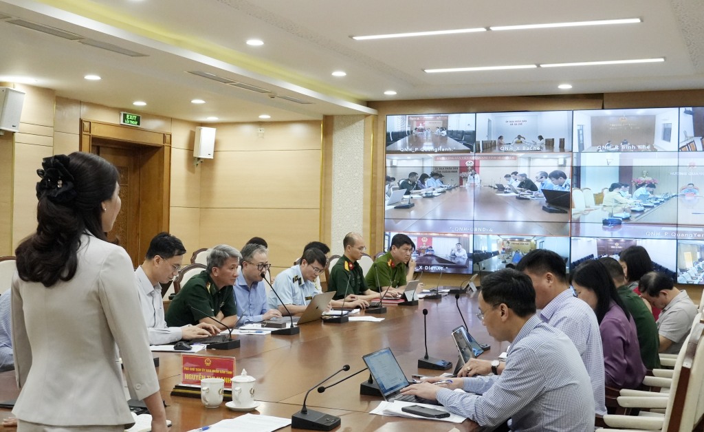 Hội nghị kết nối trực tuyến tới c&aacute;c x&atilde;, phường, đặc khu tr&ecirc;n địa b&agrave;n tỉnh Quảng Ninh