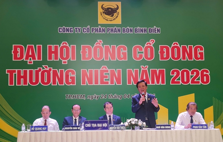 Phân bón Bình Điền đề ra mục tiêu doanh thu gần 11.000 tỷ đồng trong năm 2026