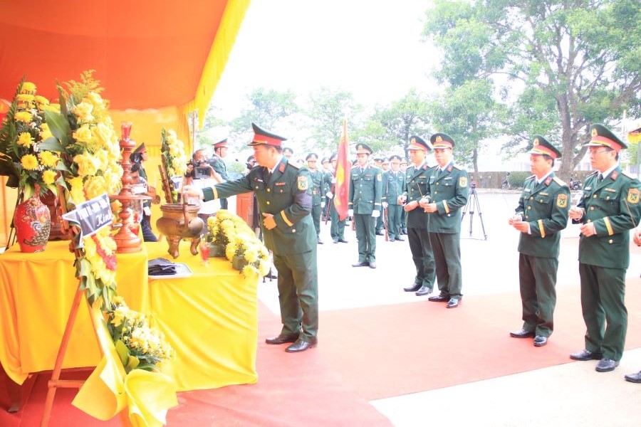 Quảng Trị: Lễ viếng, truy điệu và an táng 8 hài cốt liệt sĩ tìm thấy ở xã Hướng Lập