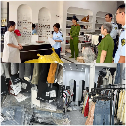 Quảng Trị: Phát hiện cơ sở kinh doanh thời trang bày bán hàng trăm sản phẩm không rõ nguồn gốc