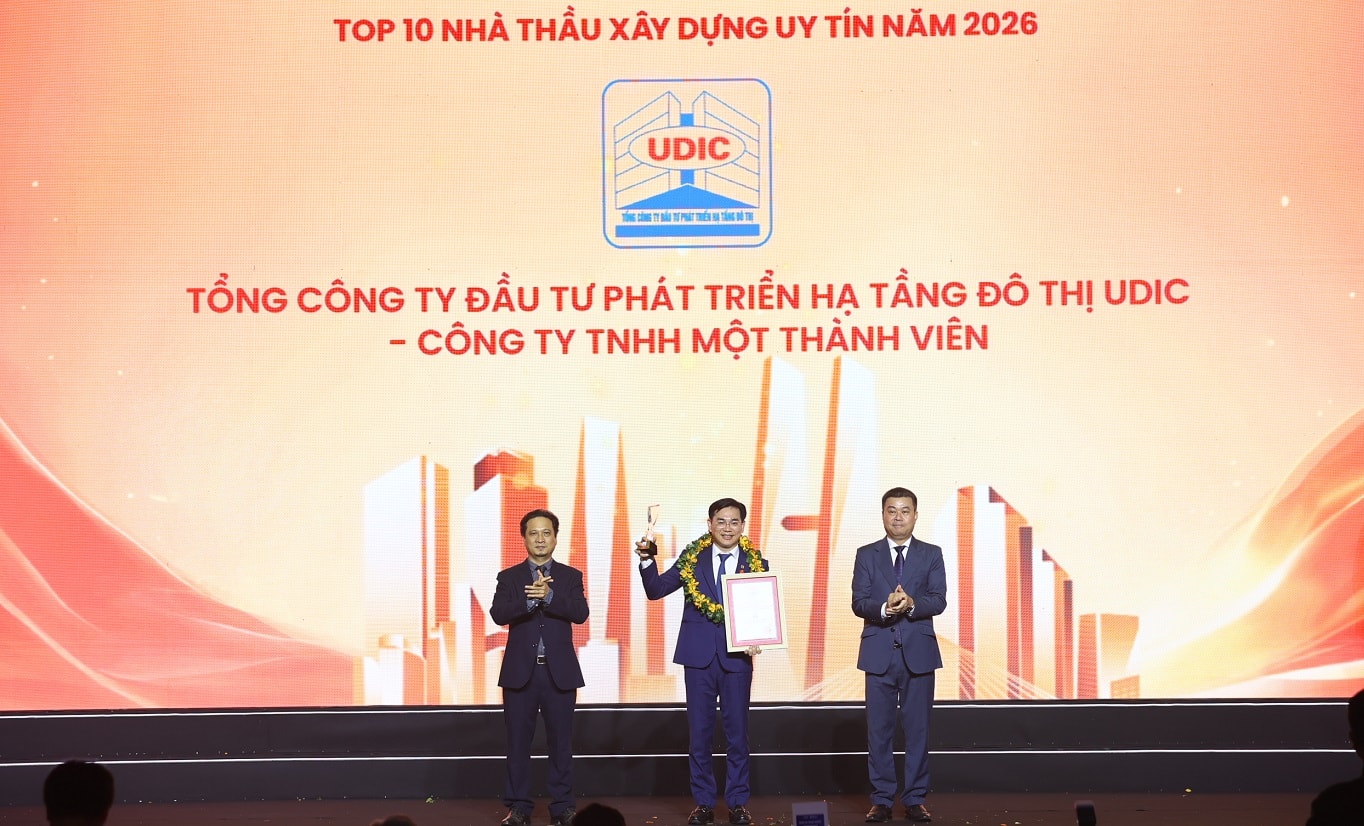 UDIC - Top 10 Nhà thầu xây dựng uy tín năm 2026