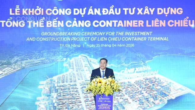 Ph&oacute; thủ tướng Thường trực Ch&iacute;nh phủ Phạm Gia T&uacute;c ph&aacute;t biểu chỉ đạo tại lễ khởi c&ocirc;ng.