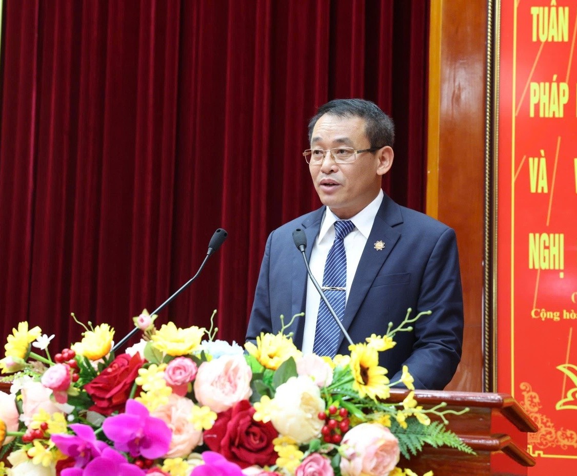 &ocirc;ng Phạm Đức Hu&acirc;n, t&acirc;n Gi&aacute;m đốc Sở Văn h&oacute;a, Thể thao v&agrave; Du lịch Lạng Sơn